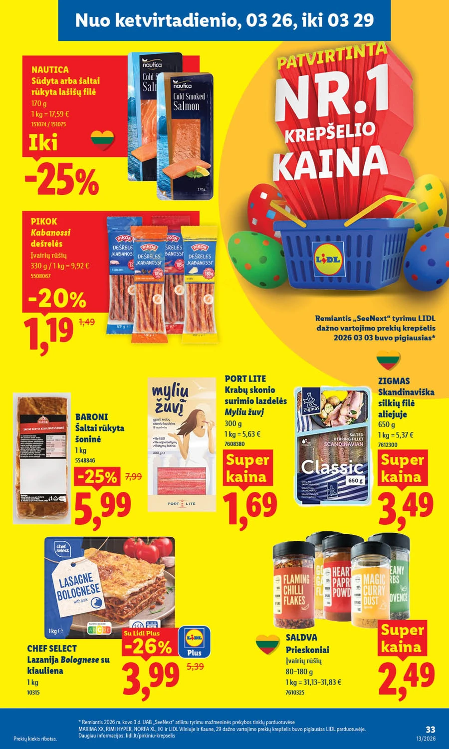 LIDL maisto prekių akcijų leidinys puslapis 27