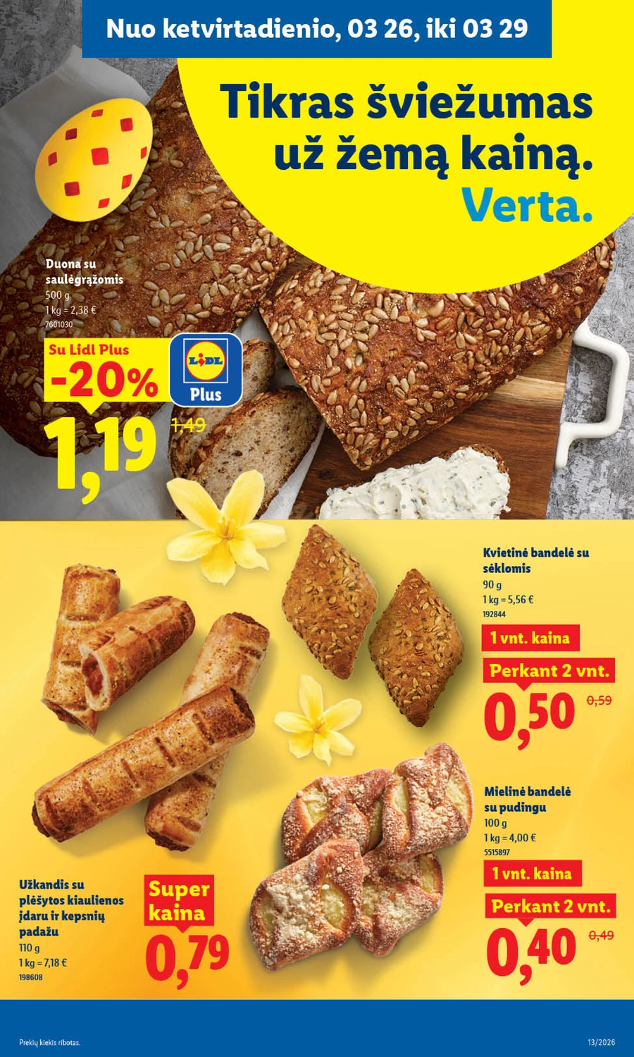 LIDL maisto prekių akcijų leidinys puslapis 29