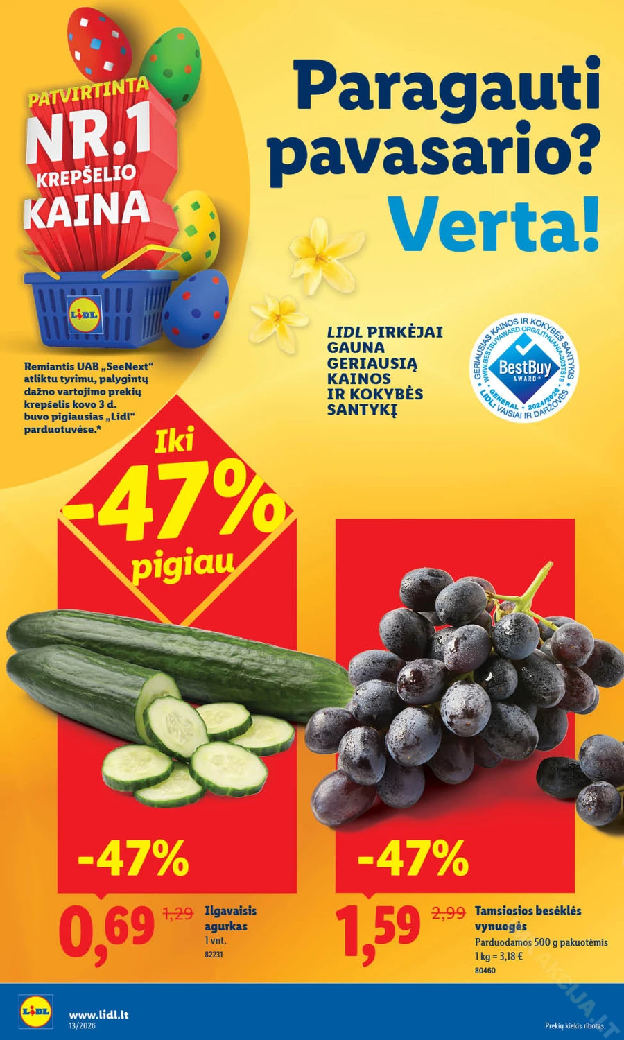 LIDL maisto prekių akcijų leidinys puslapis 30