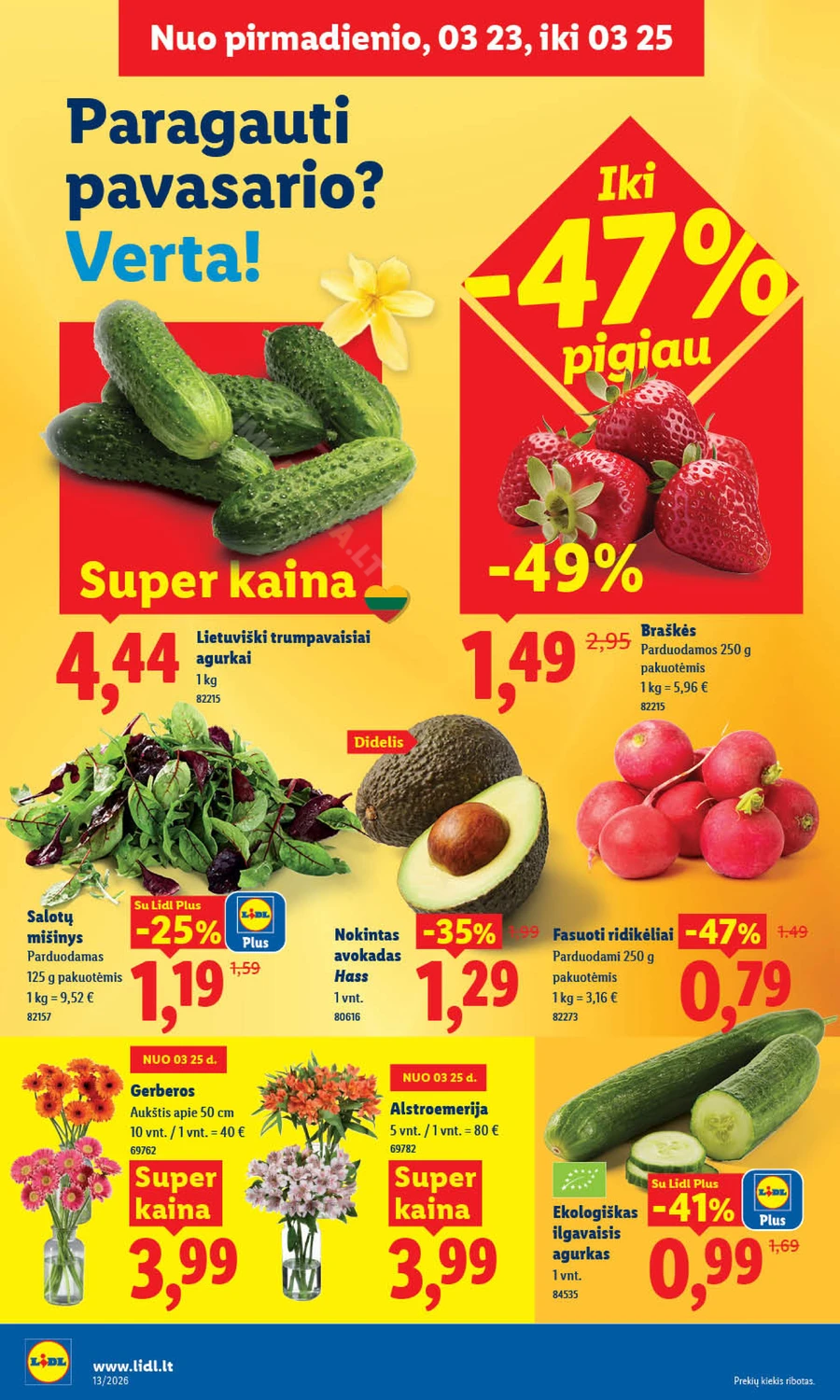 LIDL maisto prekių akcijų leidinys puslapis 4