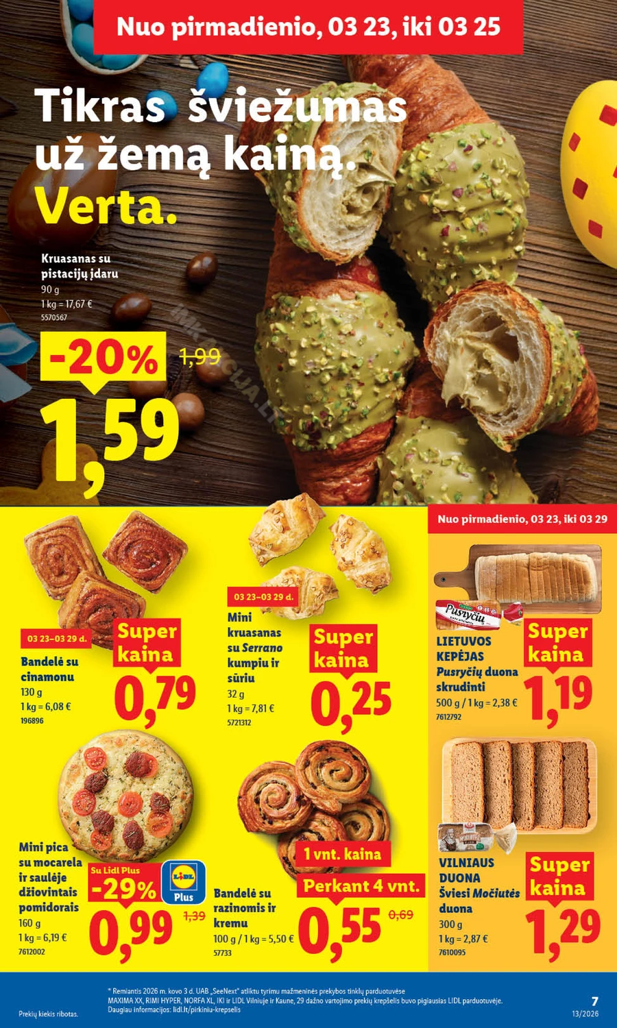LIDL maisto prekių akcijų leidinys puslapis 7