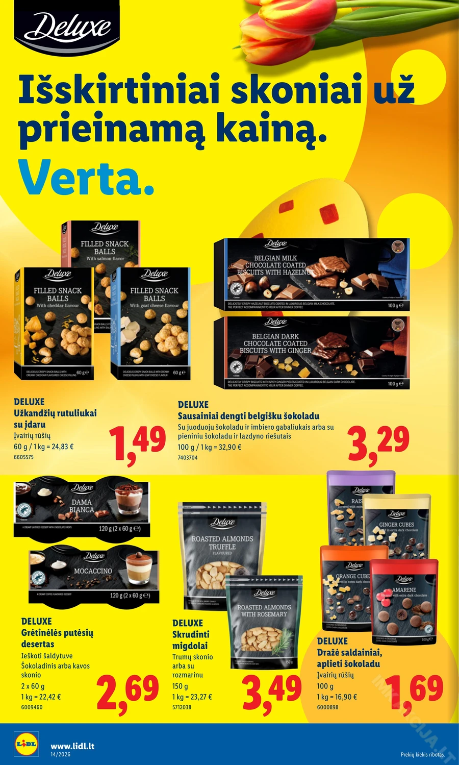 LIDL maisto prekių akcijų leidinys puslapis 12