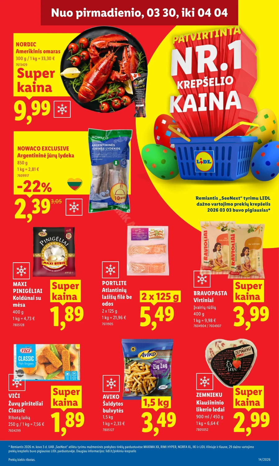 LIDL maisto prekių akcijų leidinys puslapis 15