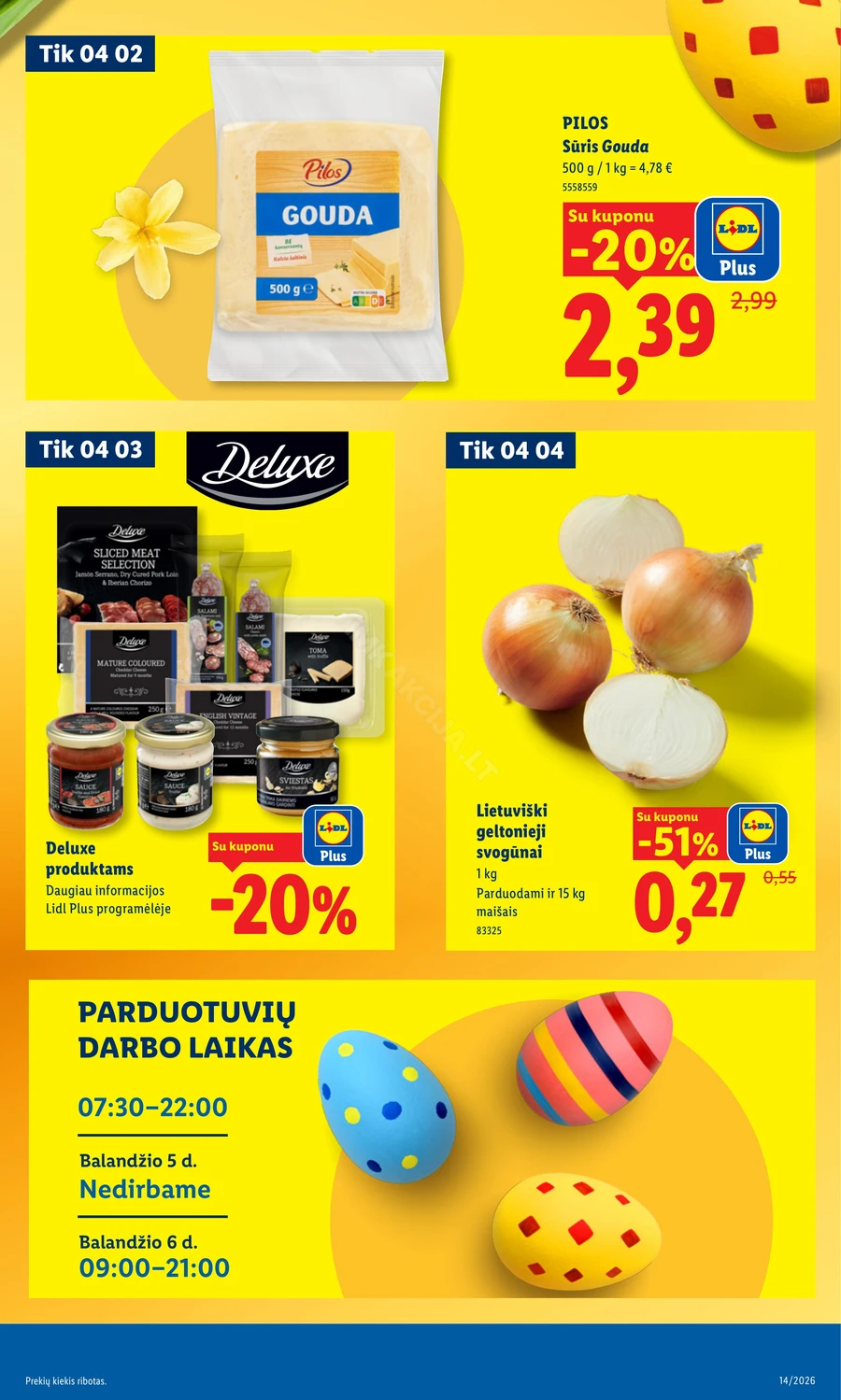LIDL maisto prekių akcijų leidinys puslapis 3