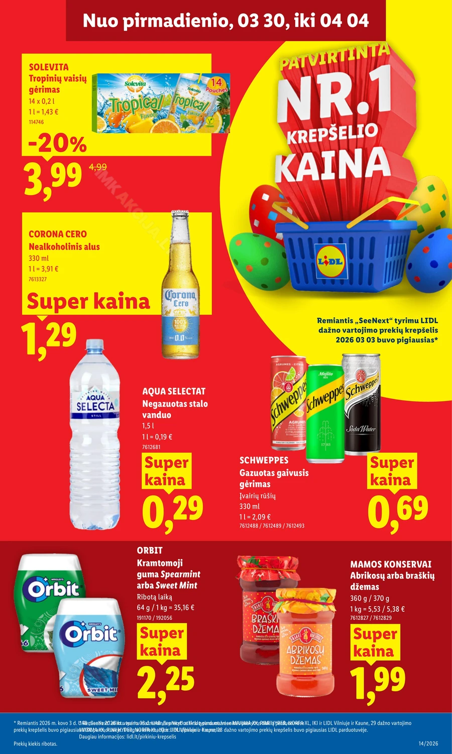 LIDL maisto prekių akcijų leidinys puslapis 21
