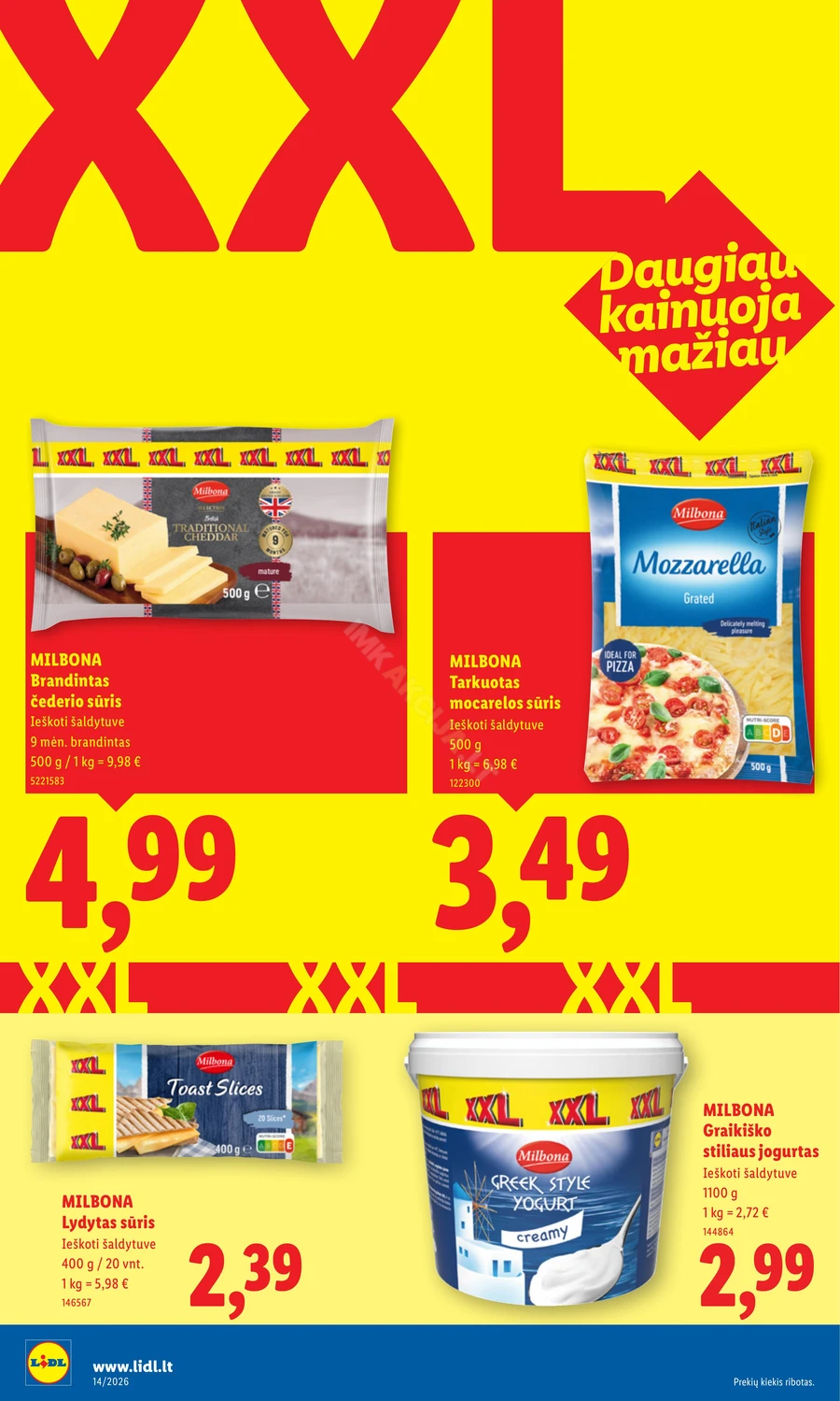 LIDL maisto prekių akcijų leidinys puslapis 26