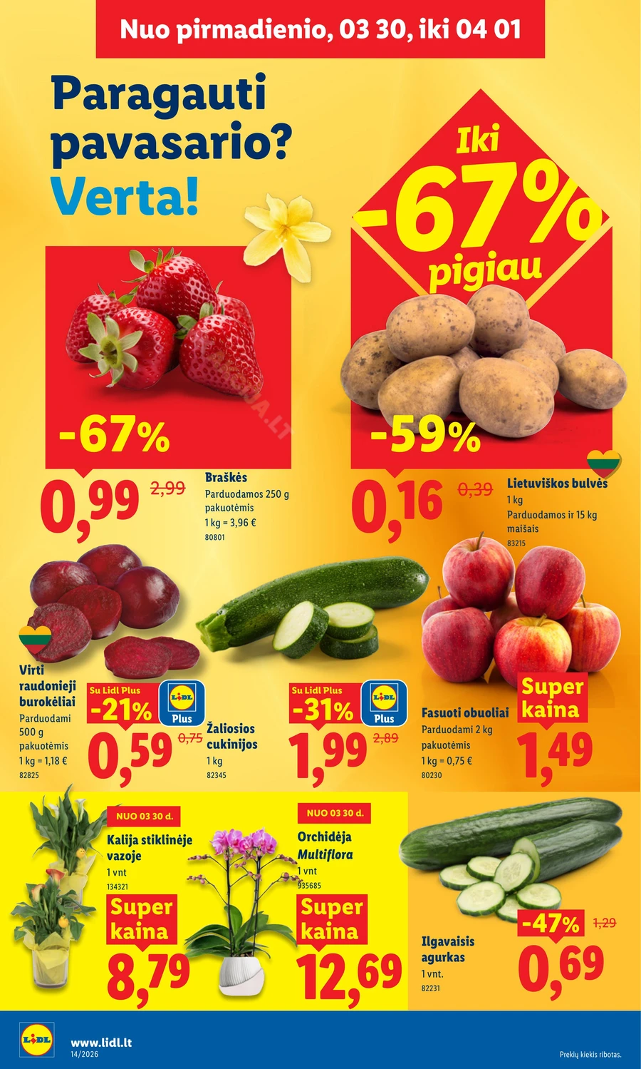 LIDL maisto prekių akcijų leidinys puslapis 4