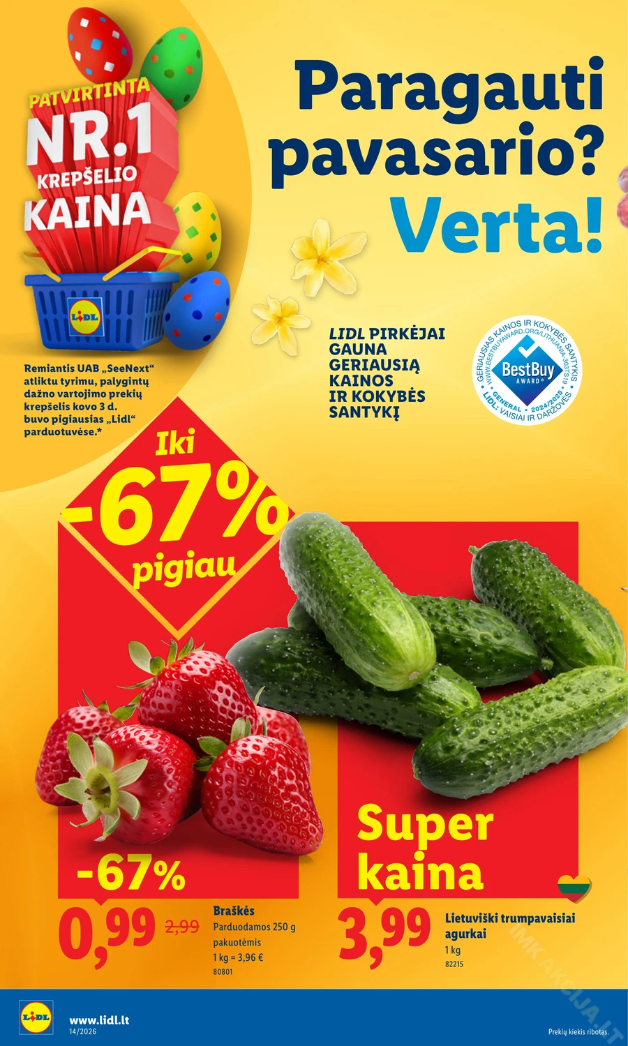 LIDL maisto prekių akcijų leidinys puslapis 36