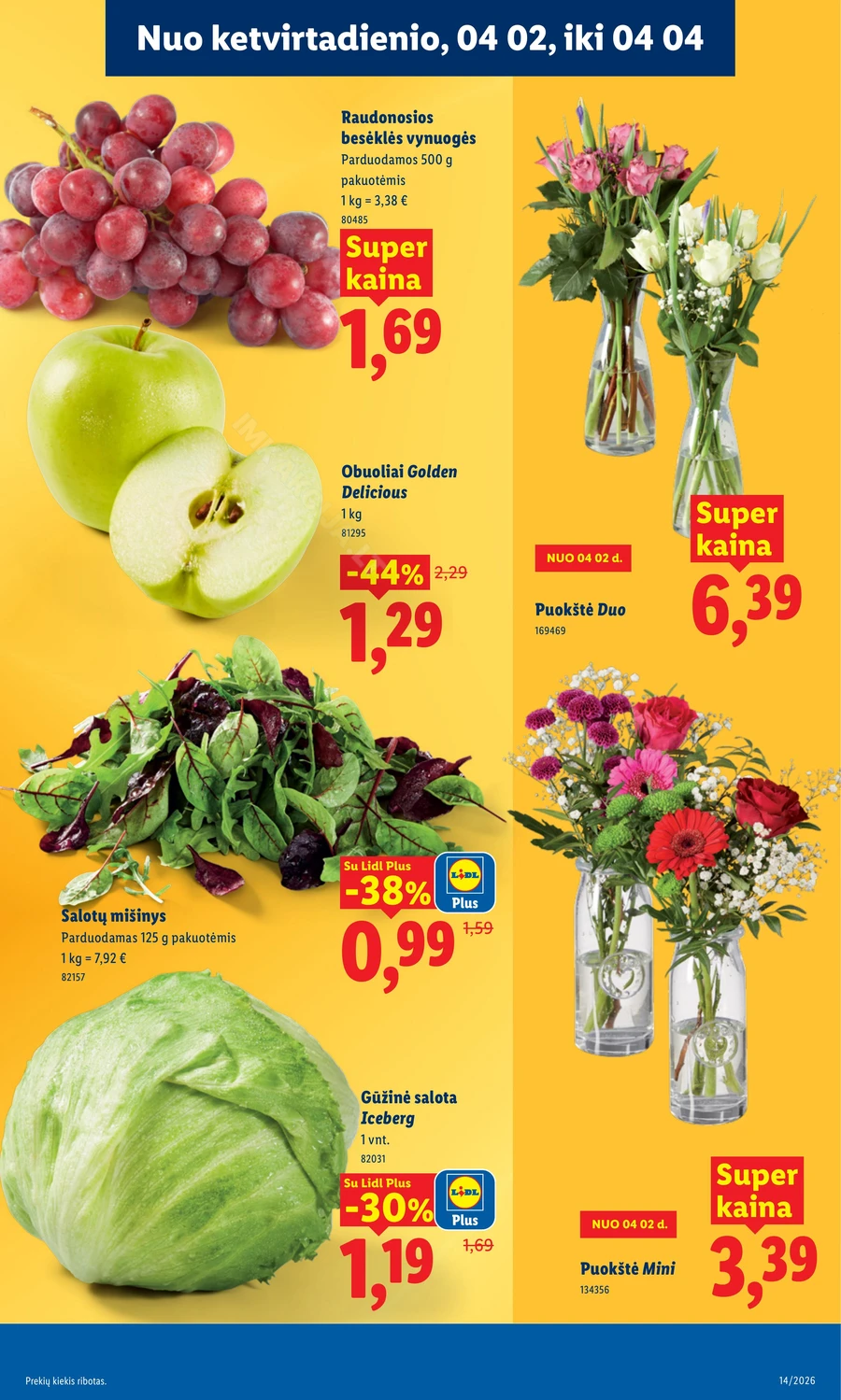 LIDL maisto prekių akcijų leidinys puslapis 37