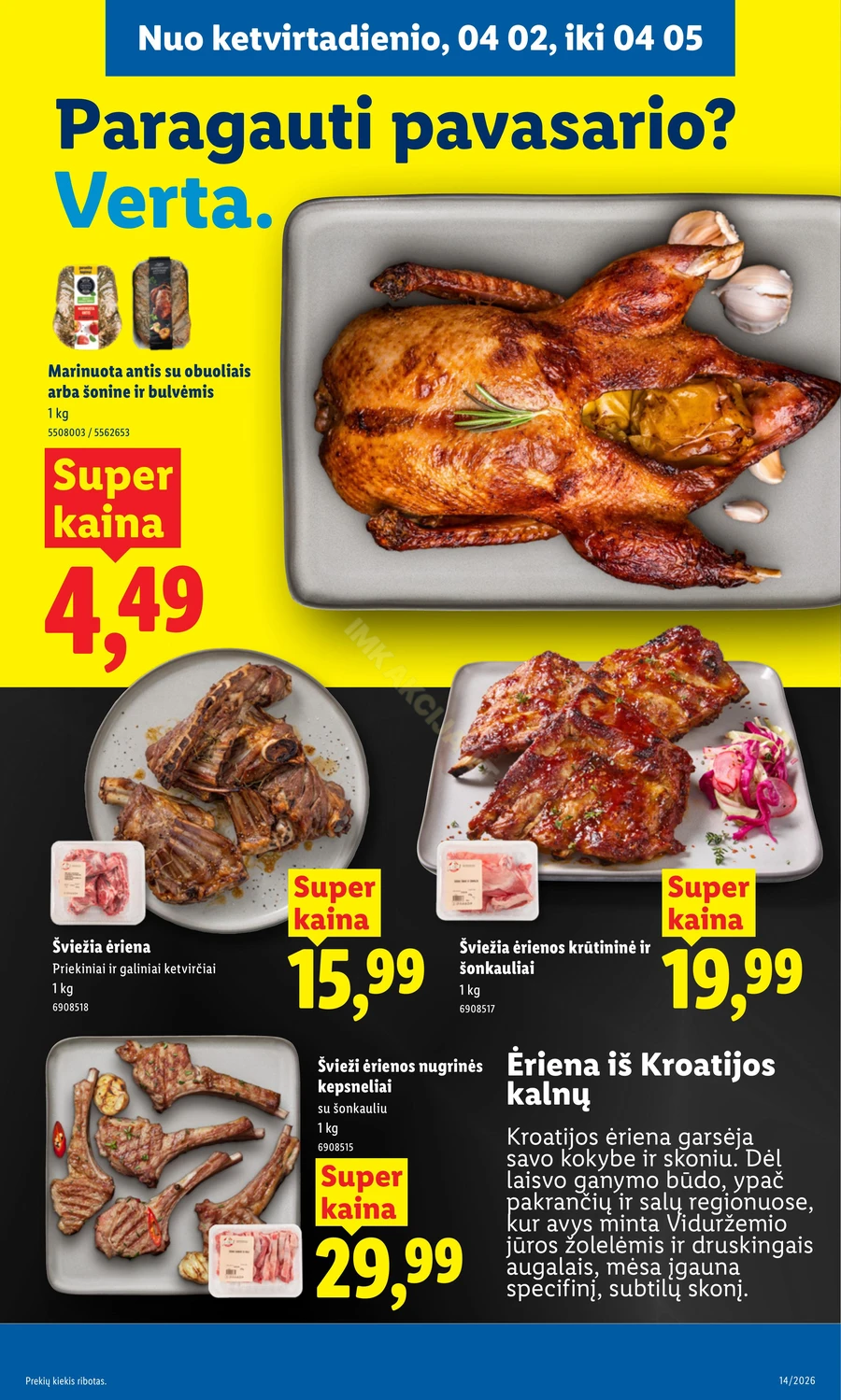LIDL maisto prekių akcijų leidinys puslapis 39