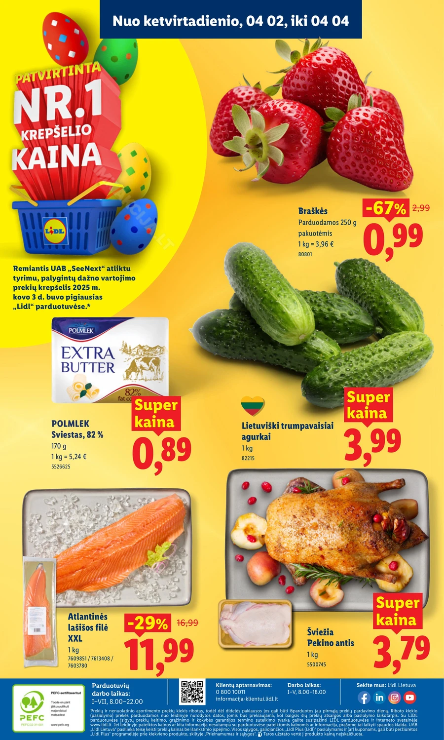 LIDL maisto prekių akcijų leidinys puslapis 42