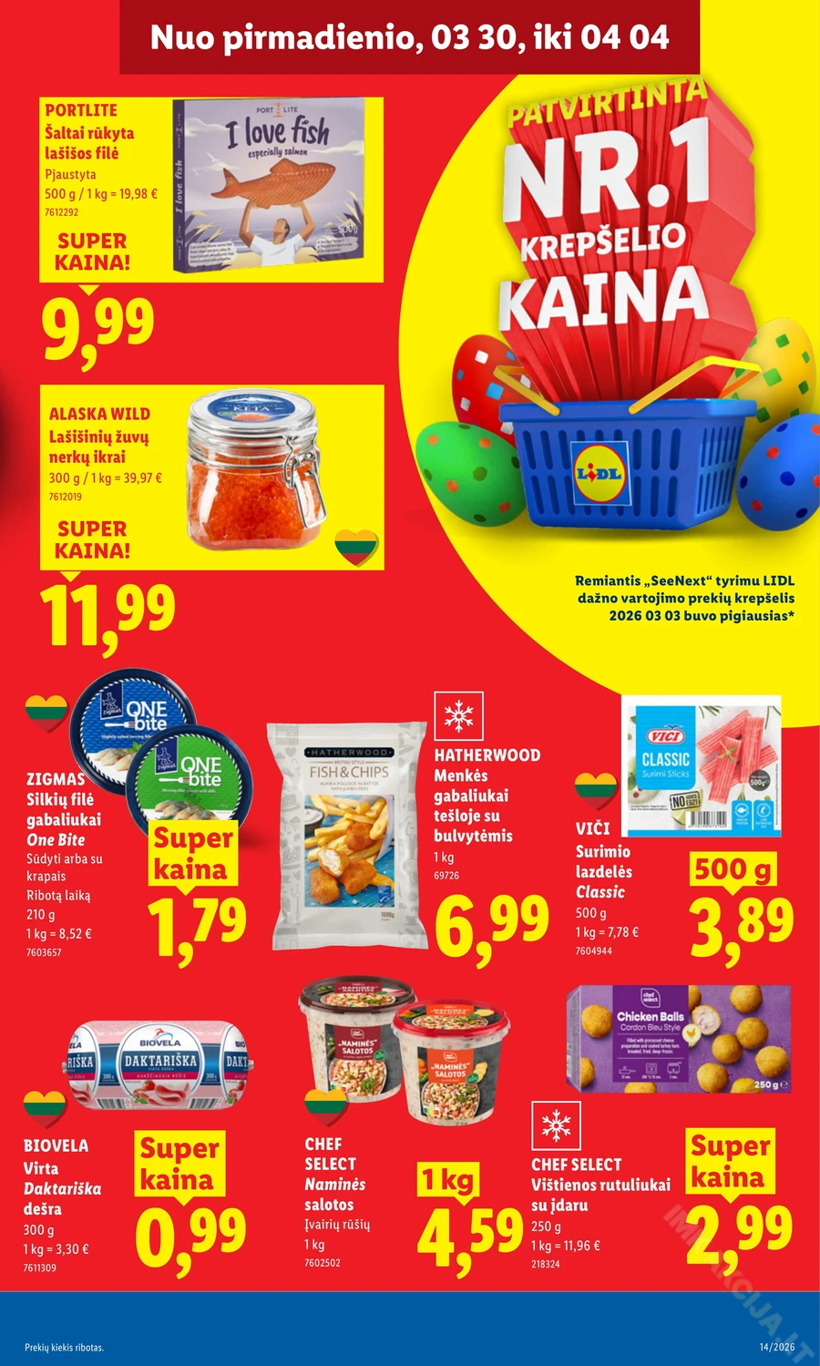 LIDL maisto prekių akcijų leidinys puslapis 7