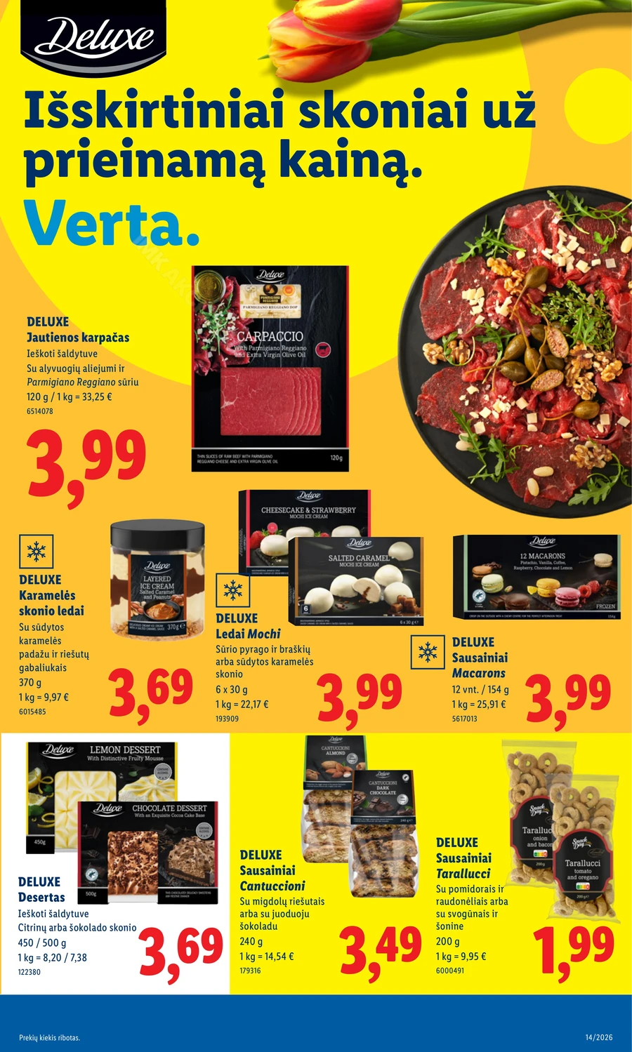 LIDL maisto prekių akcijų leidinys puslapis 9