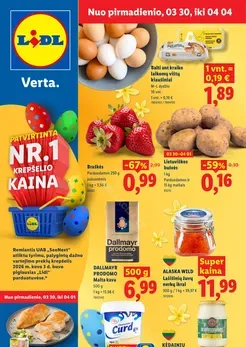 LIDL maisto prekių akcijų leidinys