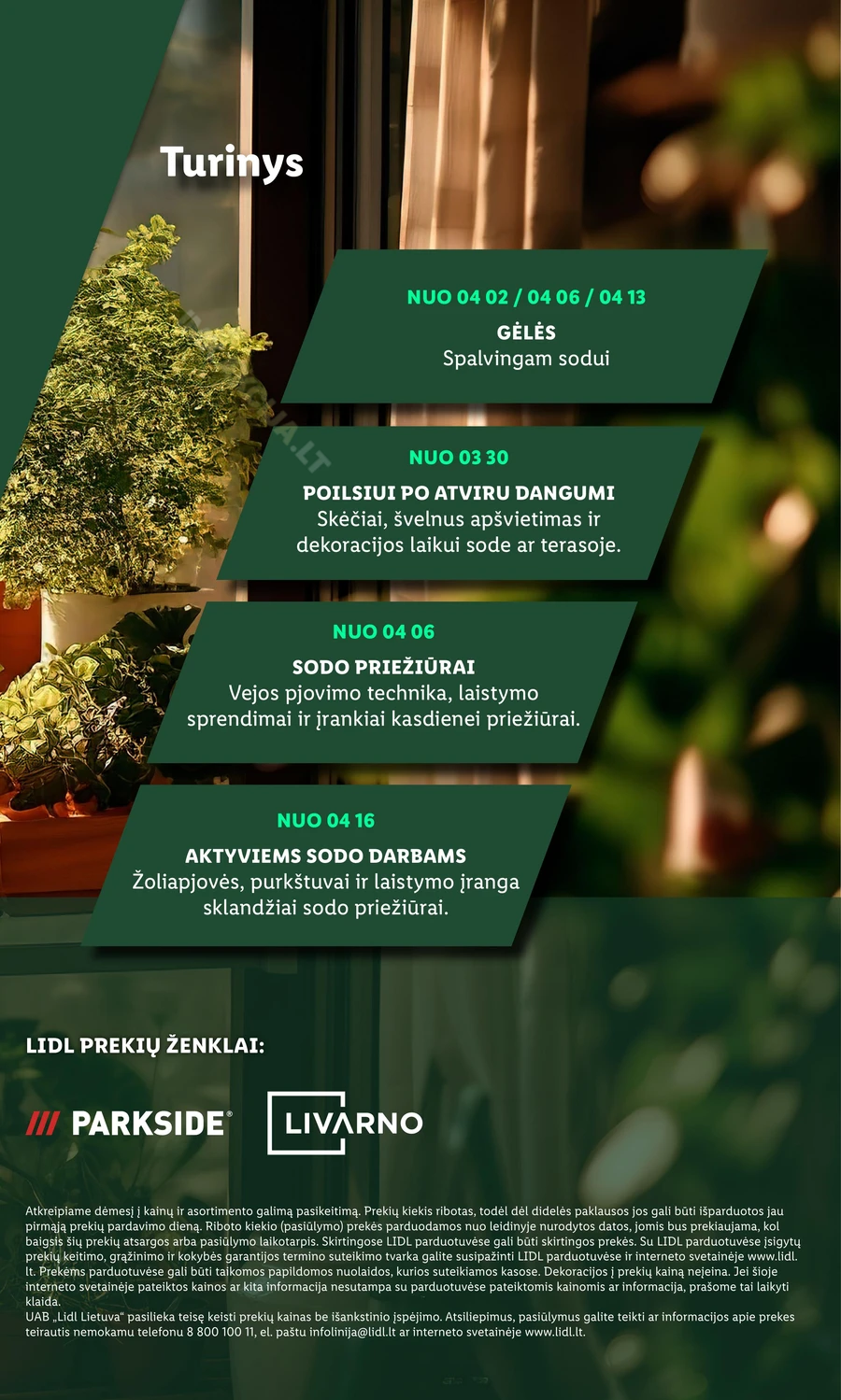 LIDL akcijų leidinys „Sodui valio!“ puslapis 3
