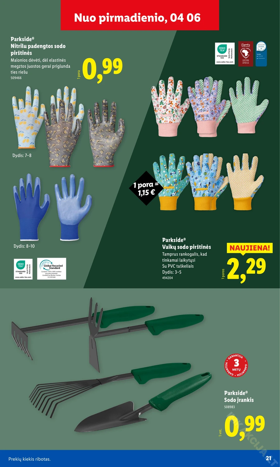 LIDL akcijų leidinys „Sodui valio!“ puslapis 21