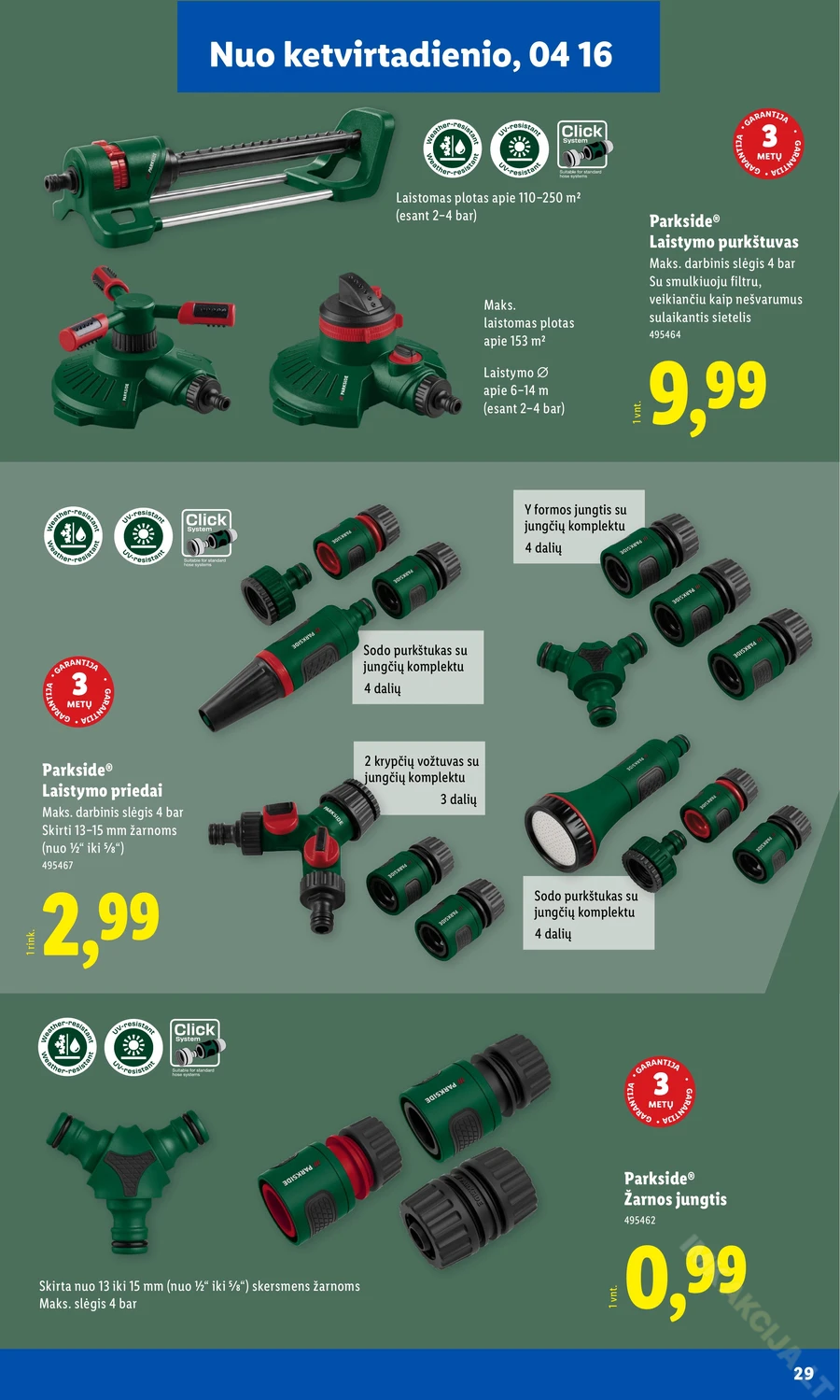 LIDL akcijų leidinys „Sodui valio!“ puslapis 29