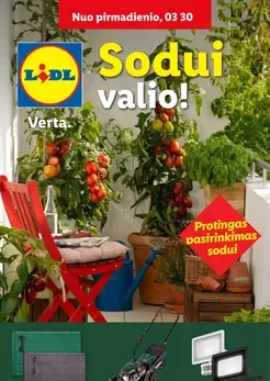 LIDL akcijų leidinys „Sodui valio!“