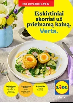 LIDL katalogas „Velykos, pilnos džiaugsmo“