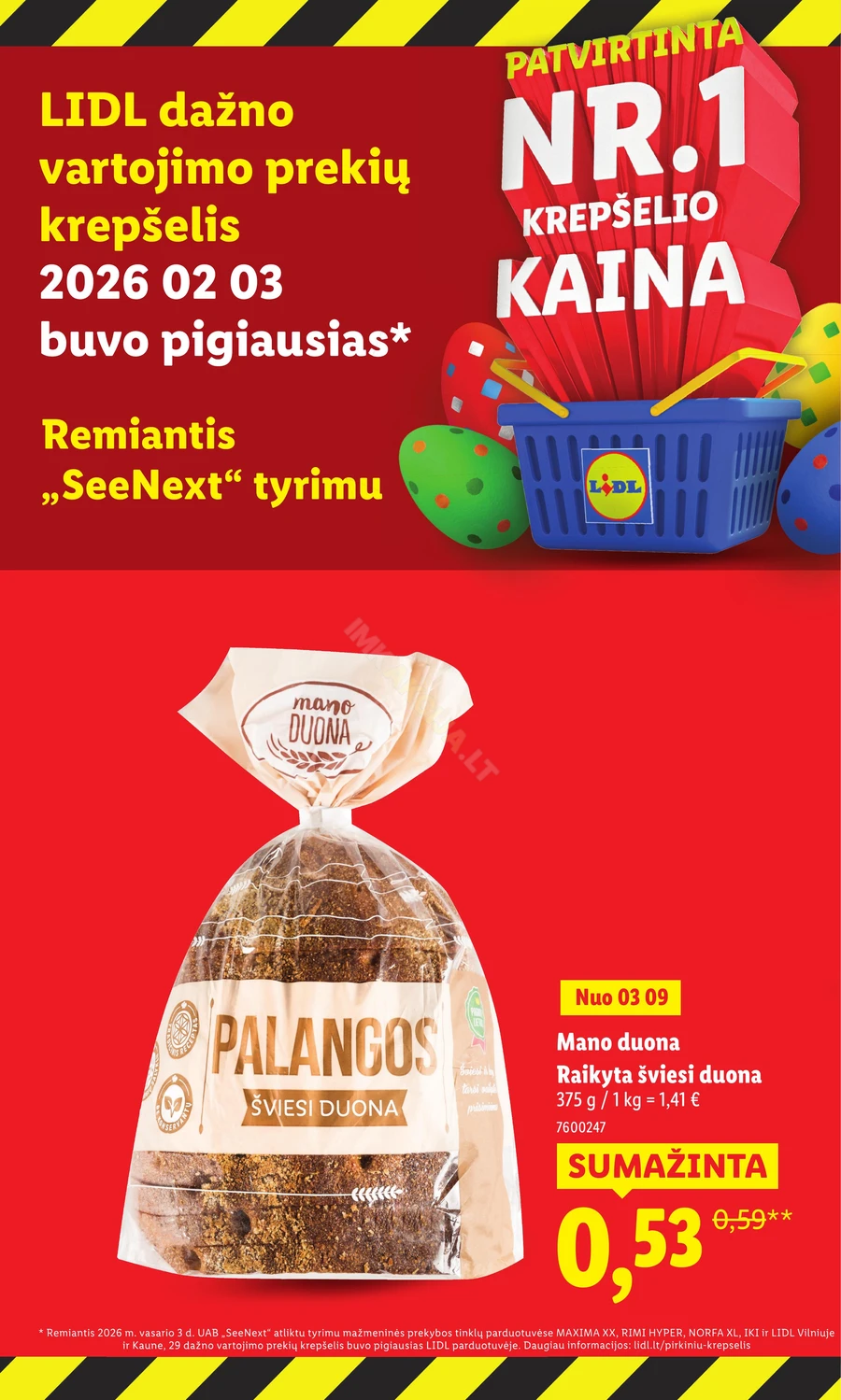 LIDL katalogas „Didysis kainų mažinimas“ puslapis 14