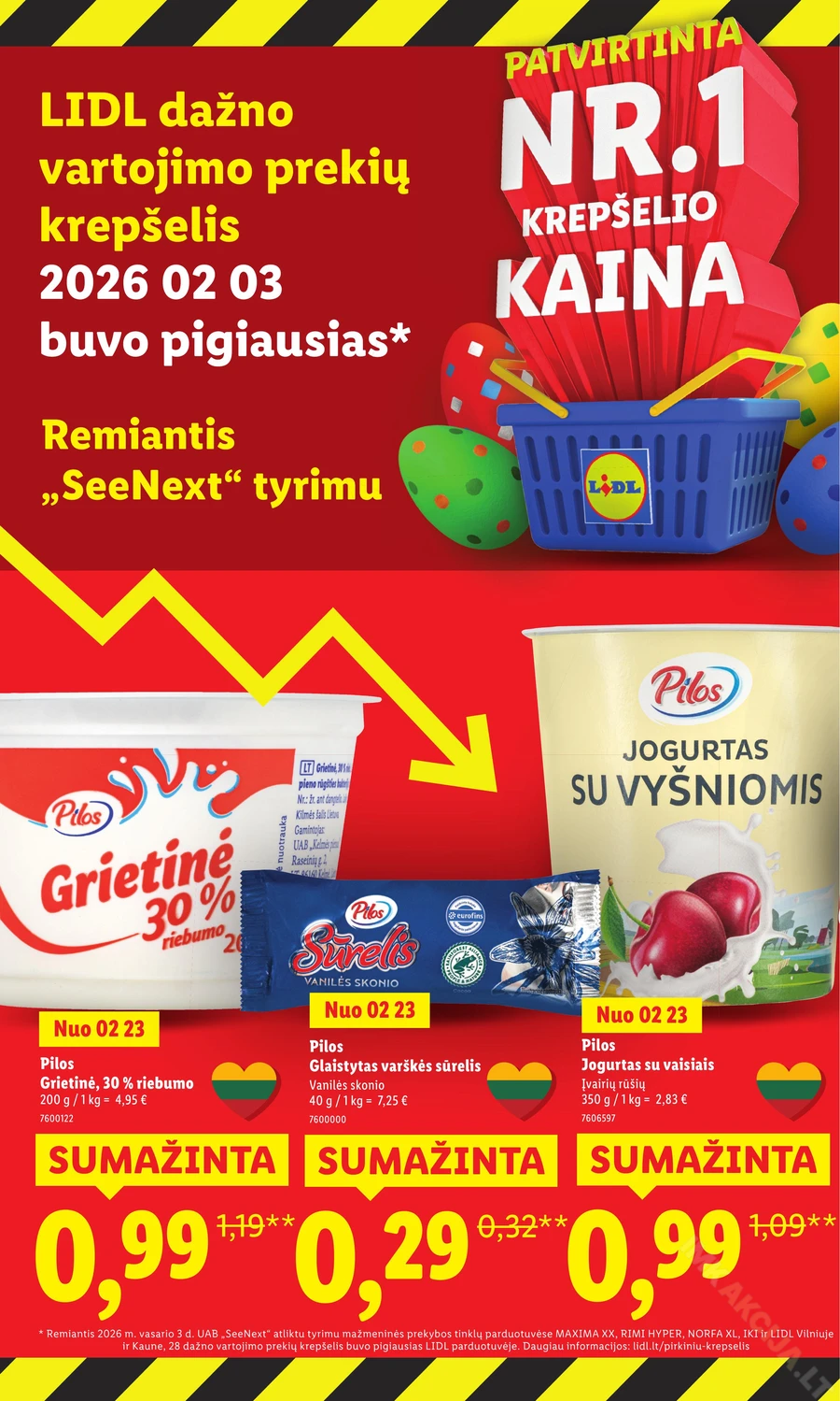 LIDL katalogas „Didysis kainų mažinimas“ puslapis 22