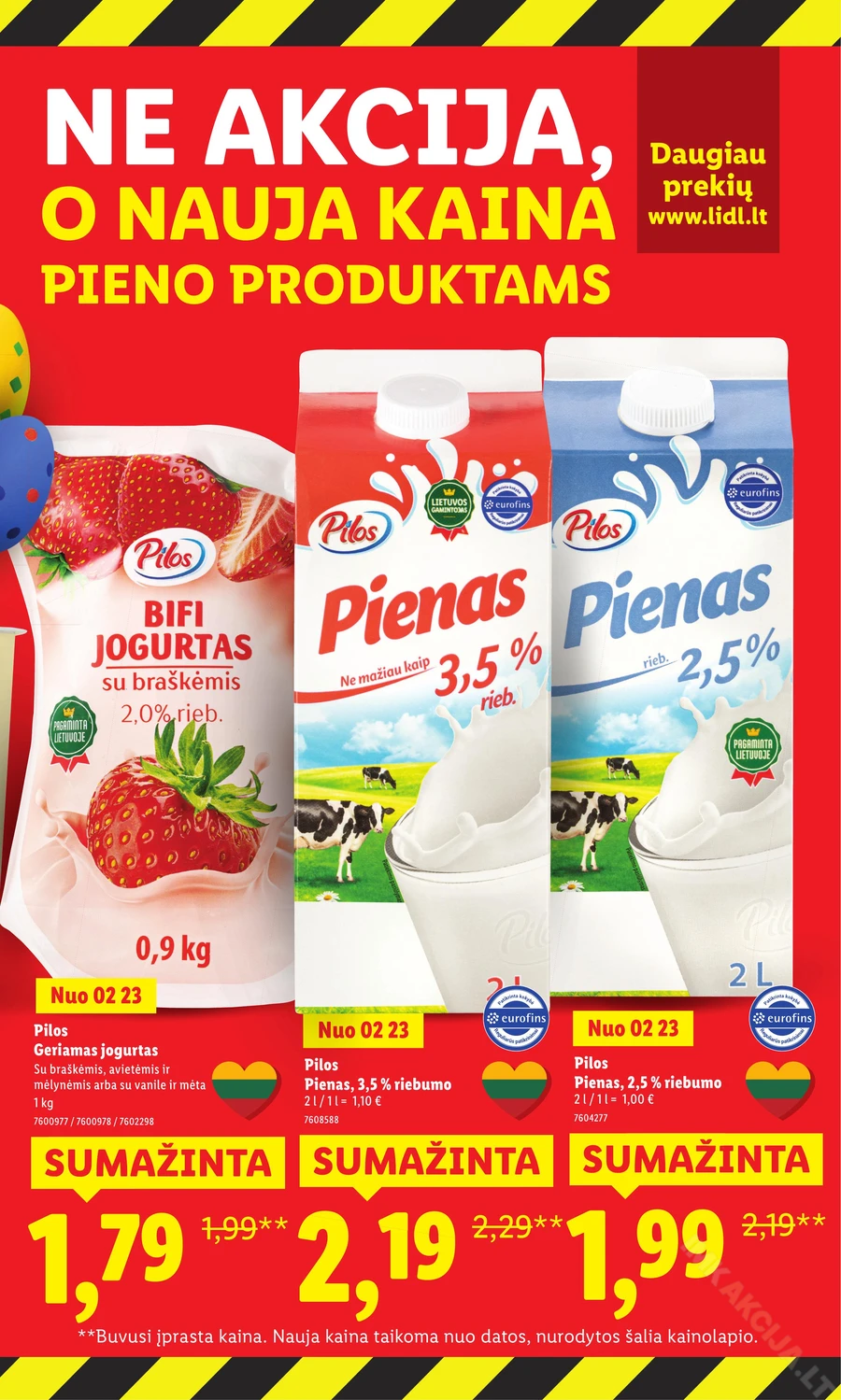 LIDL katalogas „Didysis kainų mažinimas“ puslapis 23