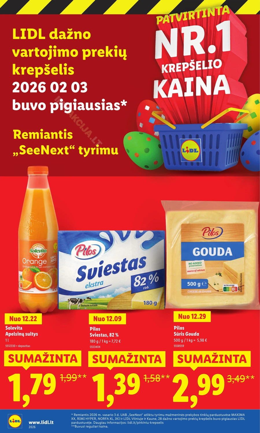 LIDL katalogas „Didysis kainų mažinimas“ puslapis 26