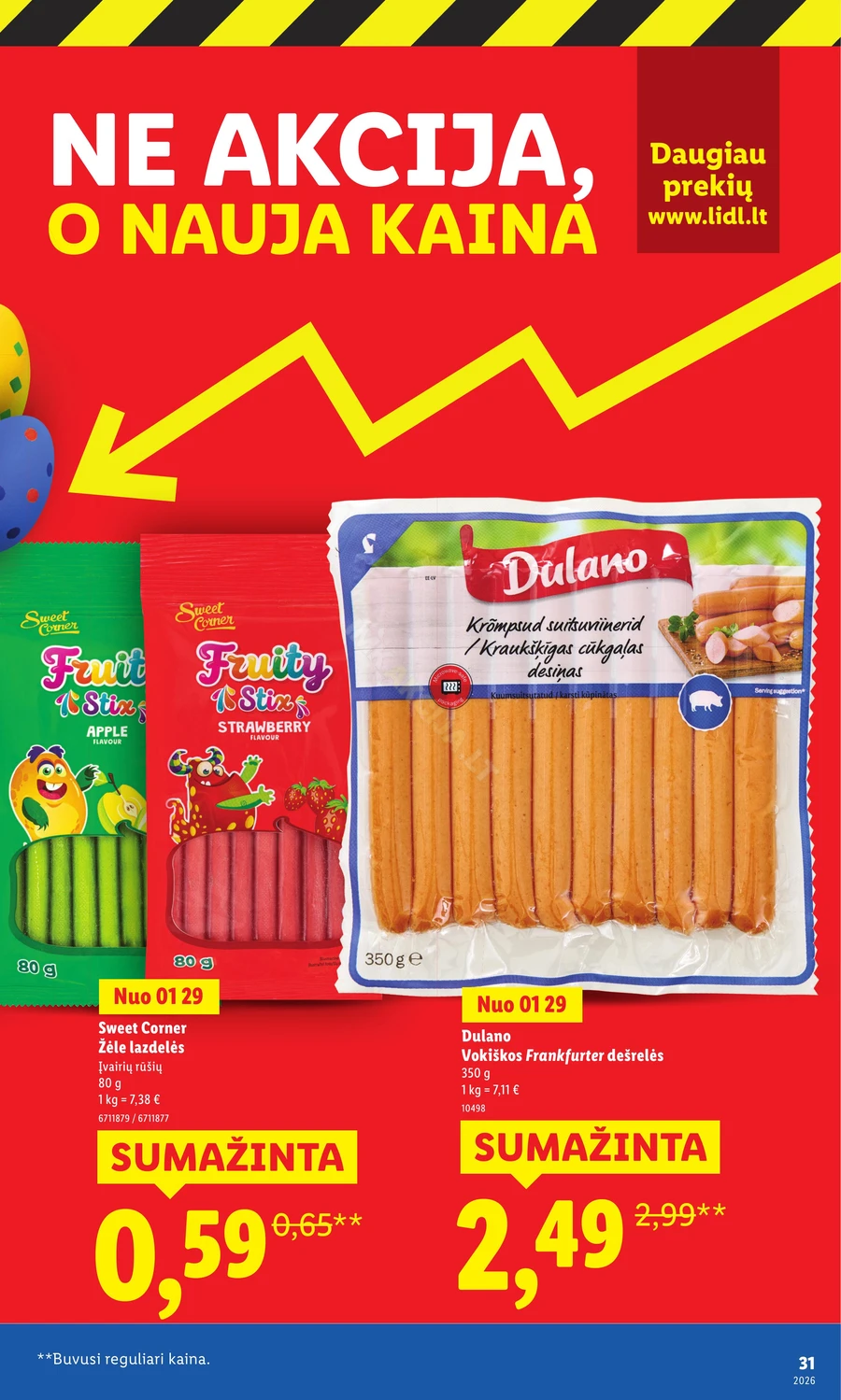 LIDL katalogas „Didysis kainų mažinimas“ puslapis 31