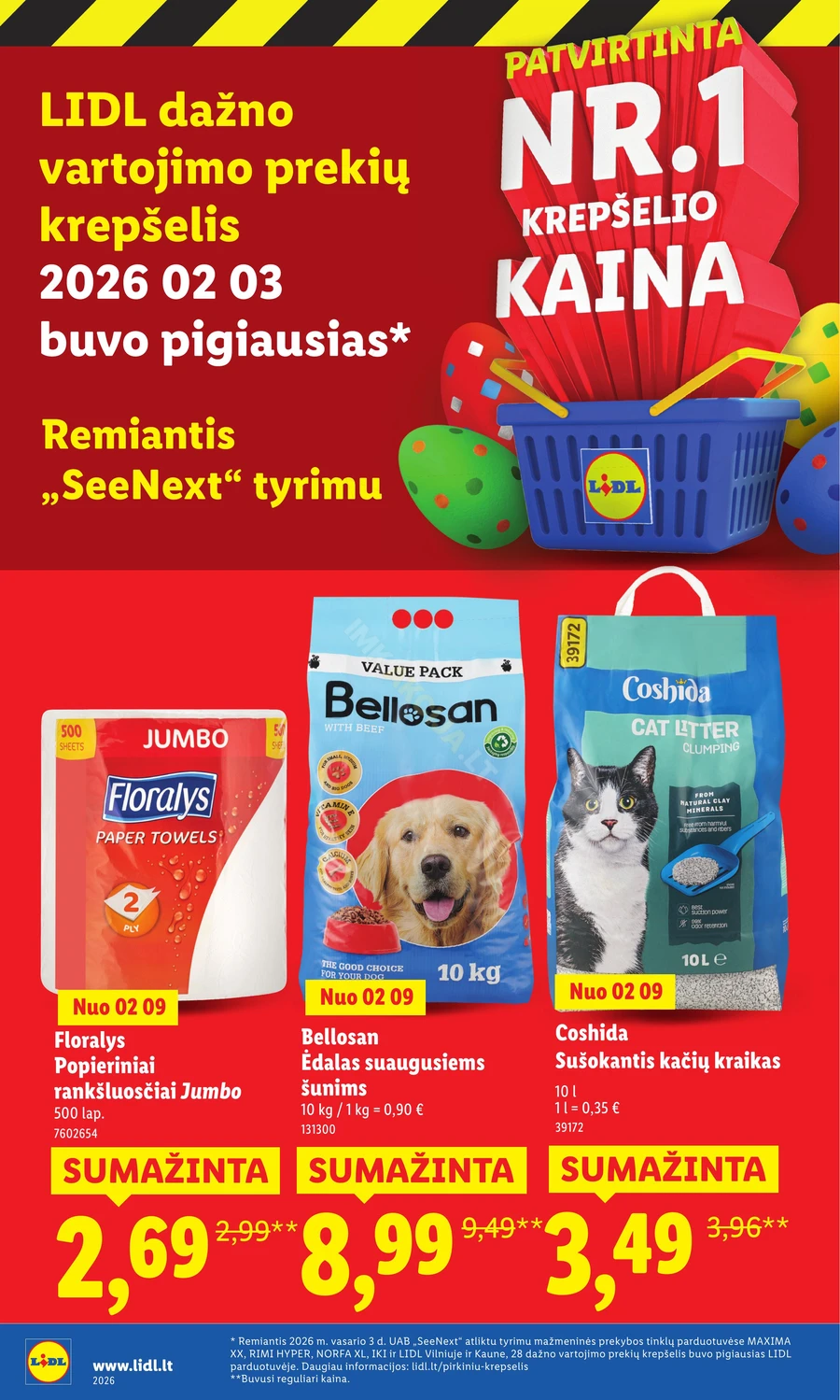 LIDL katalogas „Didysis kainų mažinimas“ puslapis 32