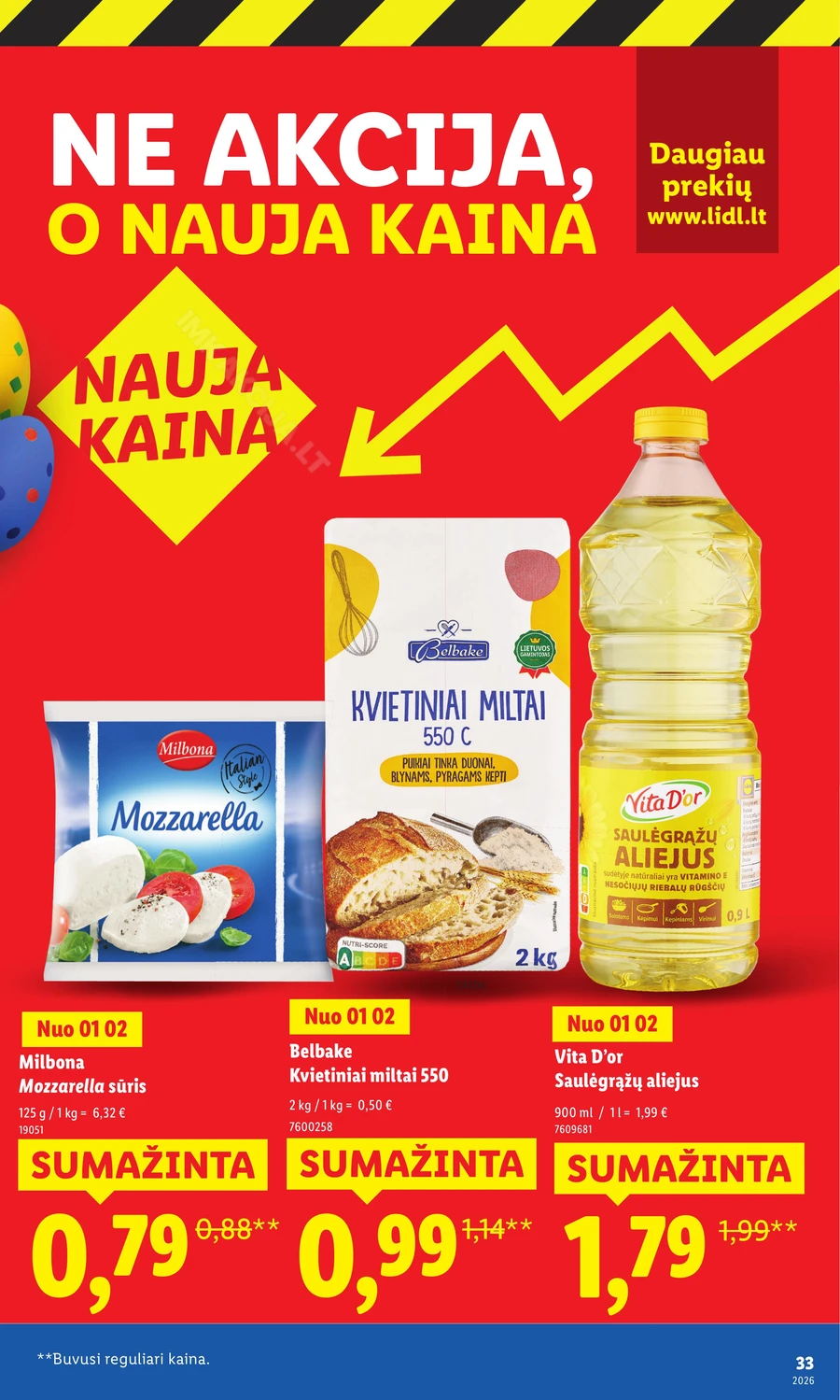 LIDL katalogas „Didysis kainų mažinimas“ puslapis 33