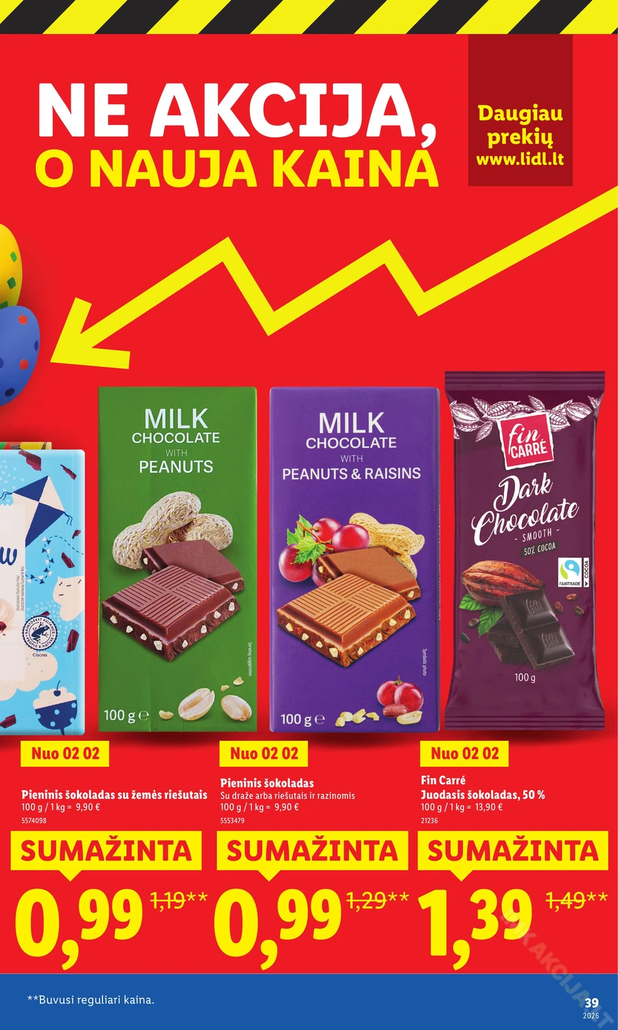 LIDL katalogas „Didysis kainų mažinimas“ puslapis 39