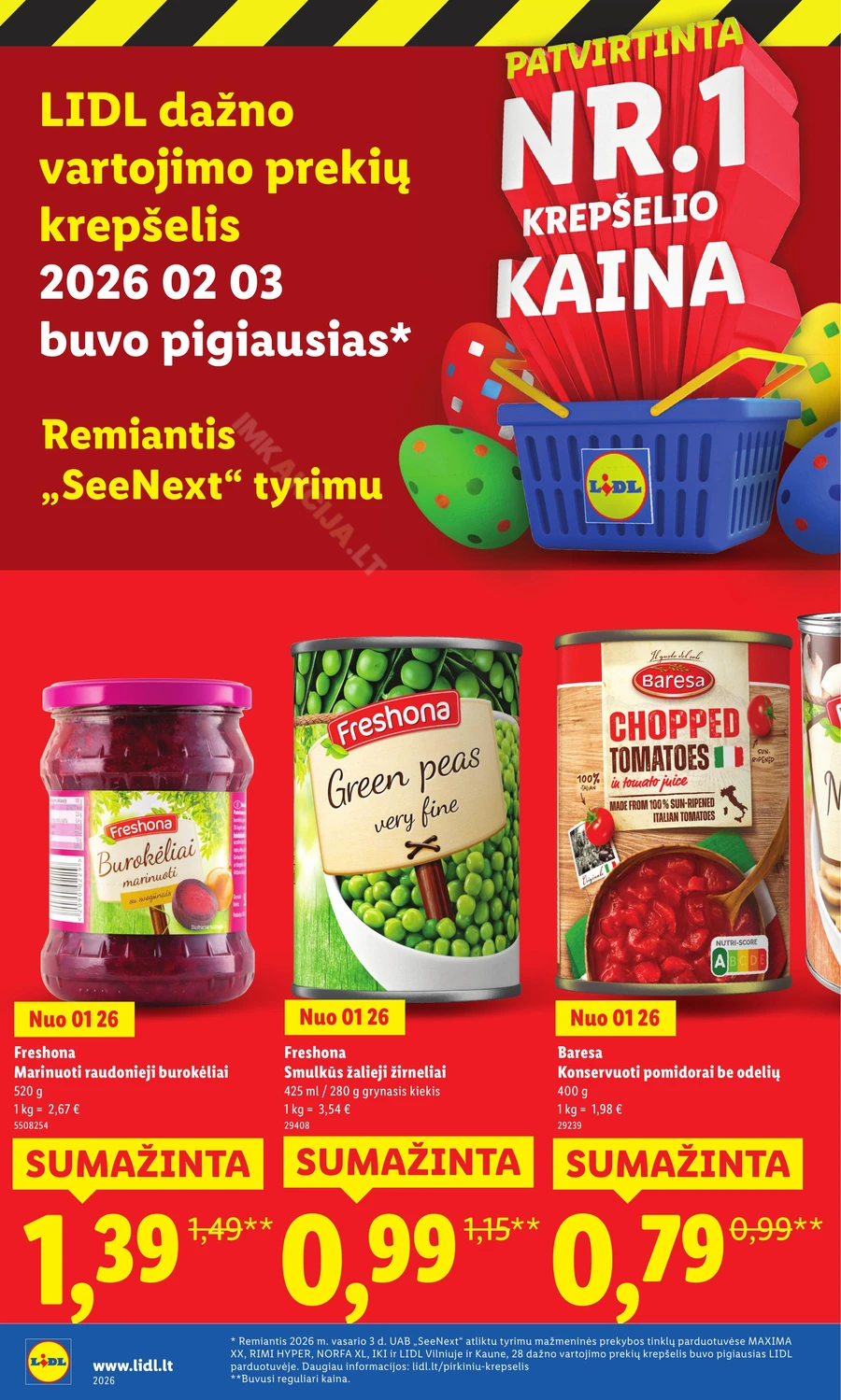 LIDL katalogas „Didysis kainų mažinimas“ puslapis 40