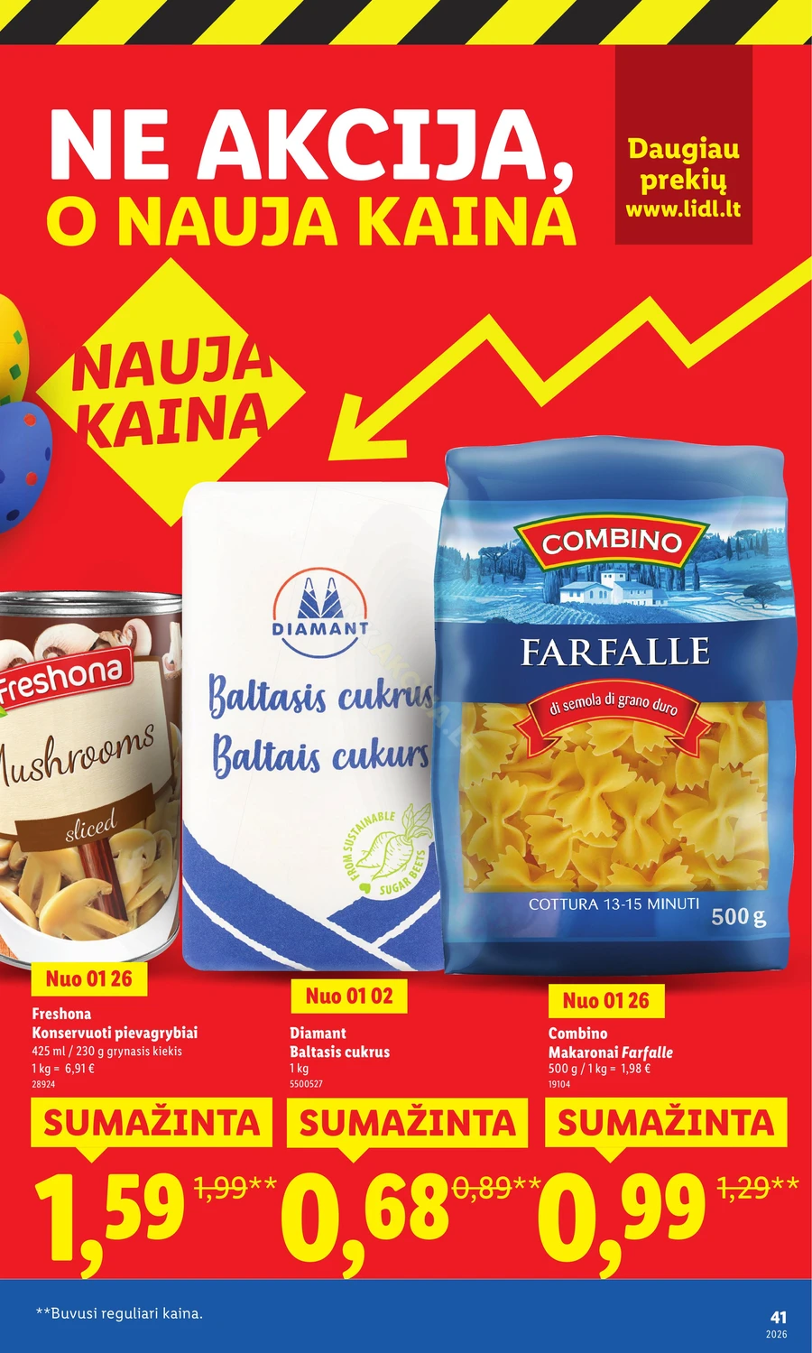 LIDL katalogas „Didysis kainų mažinimas“ puslapis 41