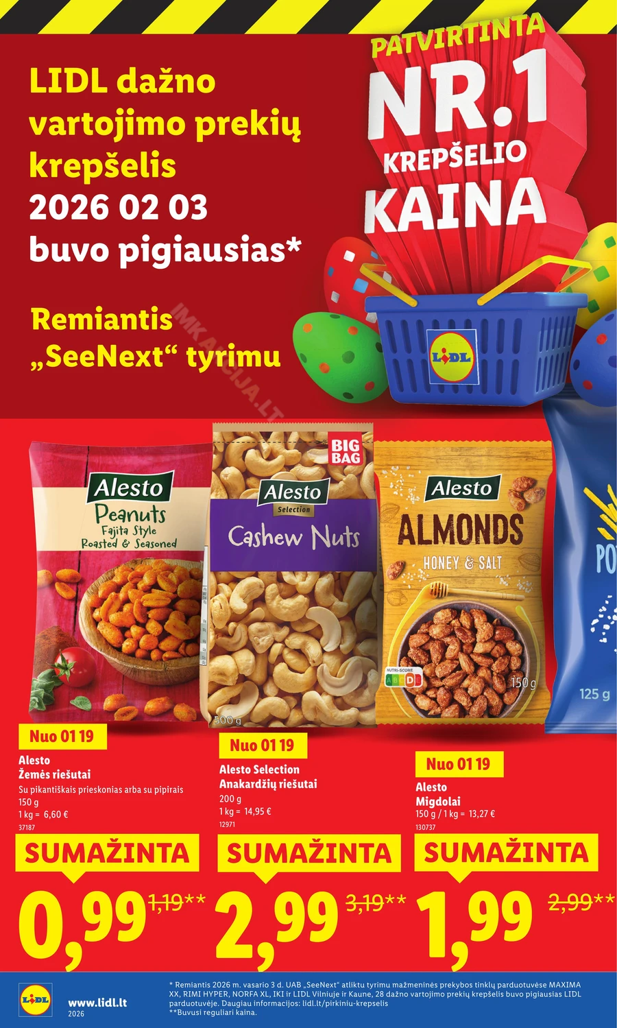 LIDL katalogas „Didysis kainų mažinimas“ puslapis 44