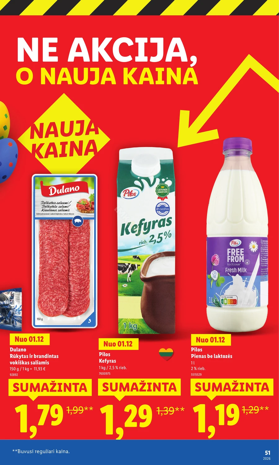 LIDL katalogas „Didysis kainų mažinimas“ puslapis 51