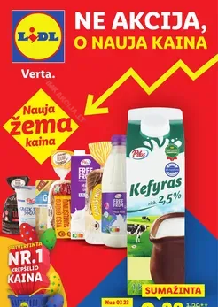 LIDL katalogas „Didysis kainų mažinimas“