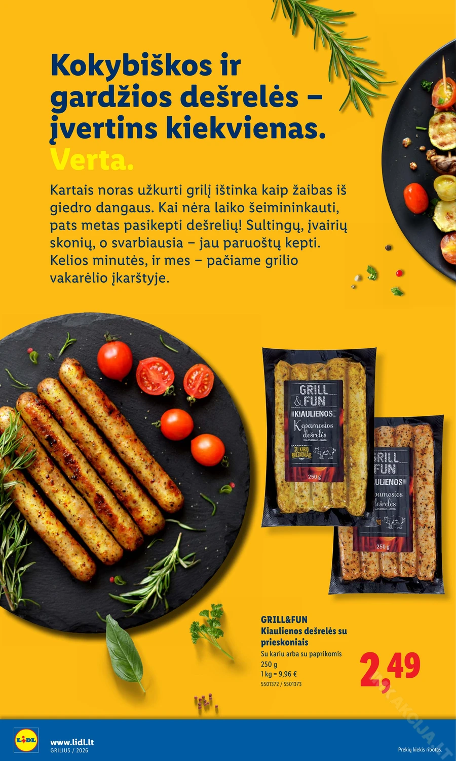 LIDL leidinys „Grilio katalogas“ puslapis 16