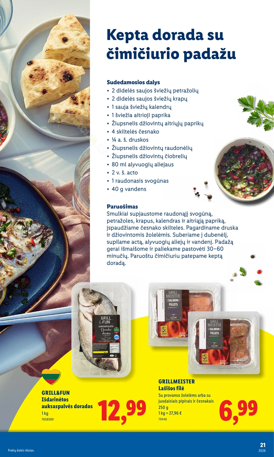 LIDL leidinys „Grilio katalogas“ puslapis 21