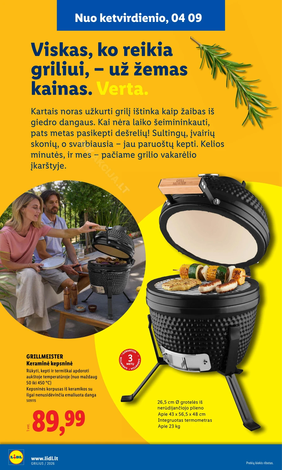 LIDL leidinys „Grilio katalogas“ puslapis 24
