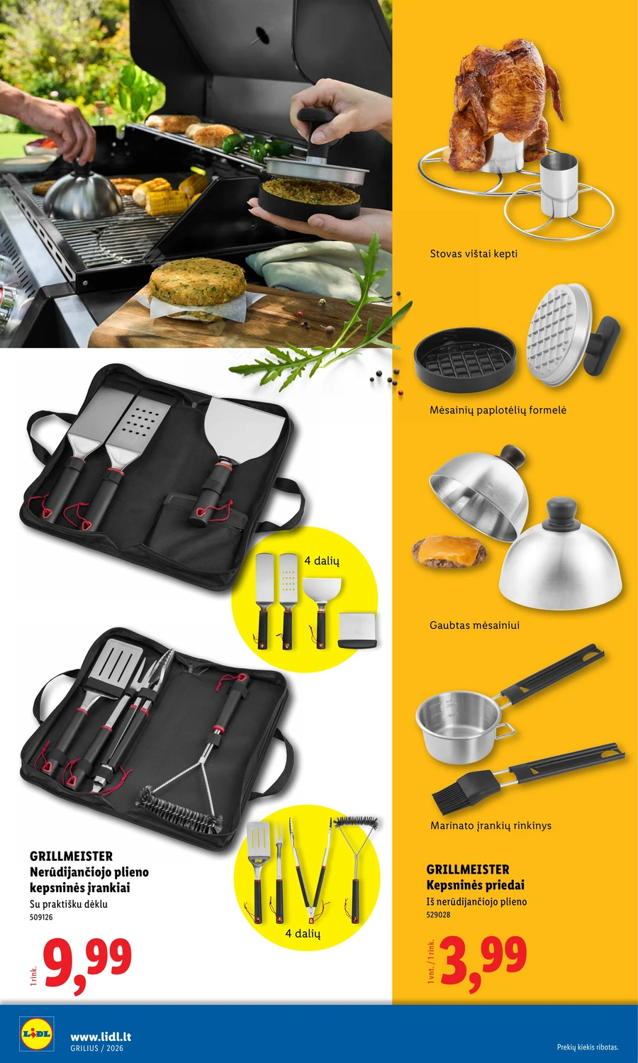 LIDL leidinys „Grilio katalogas“ puslapis 28