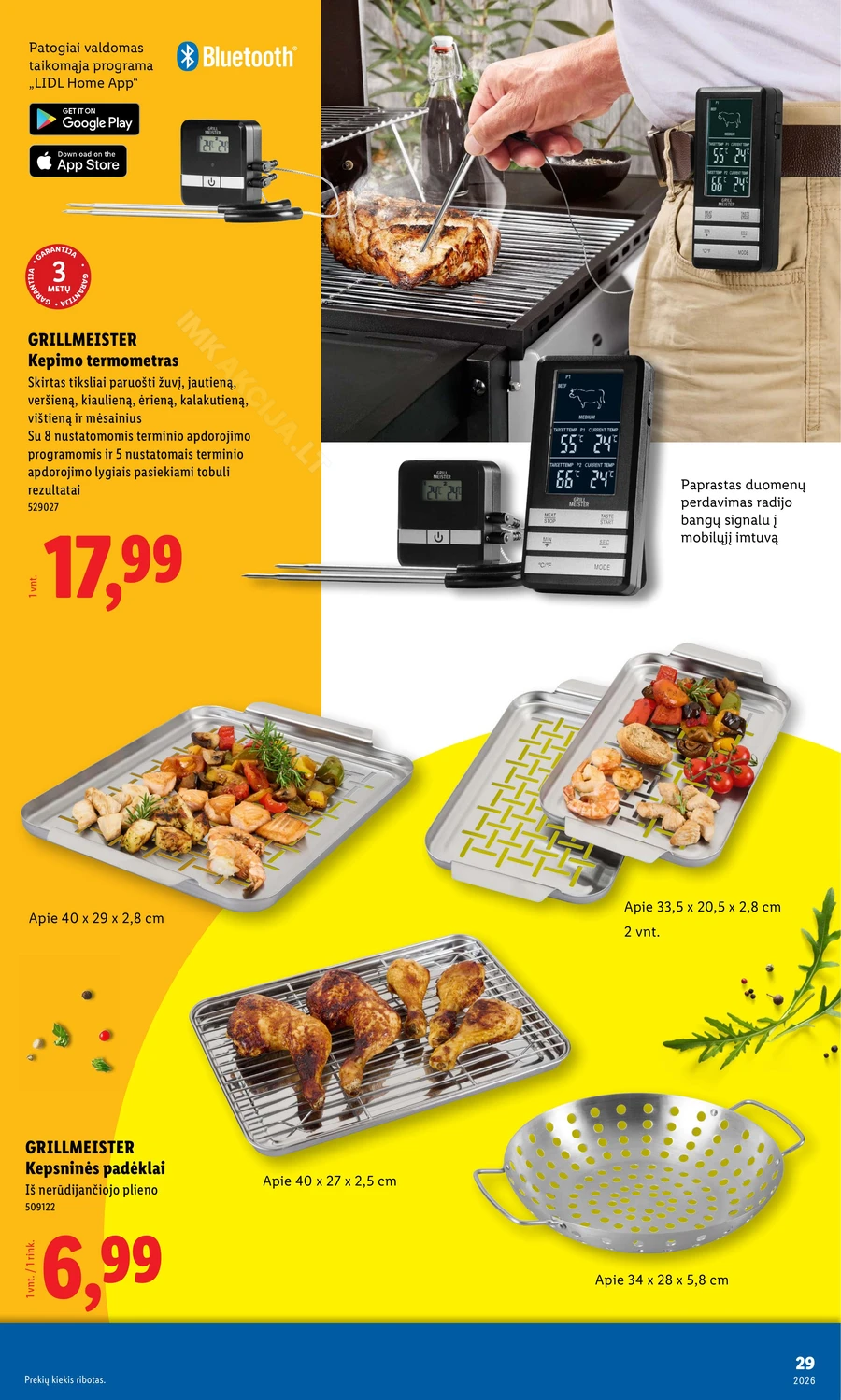 LIDL leidinys „Grilio katalogas“ puslapis 29