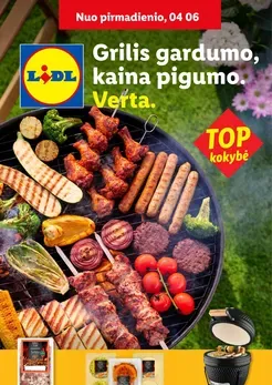 LIDL leidinys „Grilio katalogas“