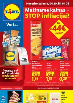 LIDL maisto prekių akcijų leidinys