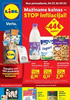 LIDL maisto prekių akcijų leidinys