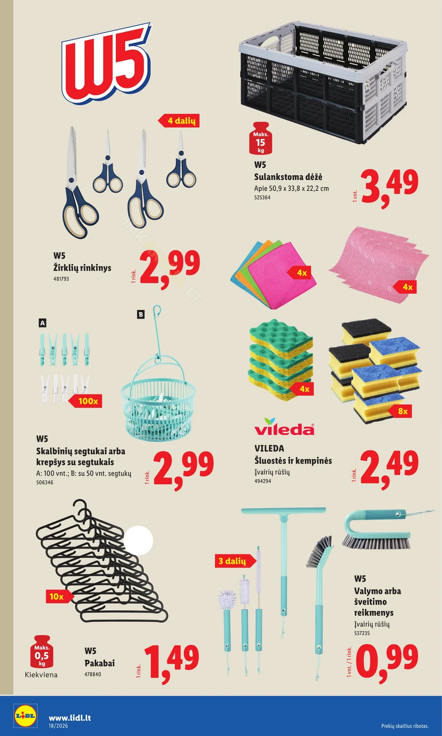LIDL ne maisto prekių akcijų leidinys puslapis 4