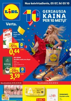 LIDL maisto prekių akcijų leidinys