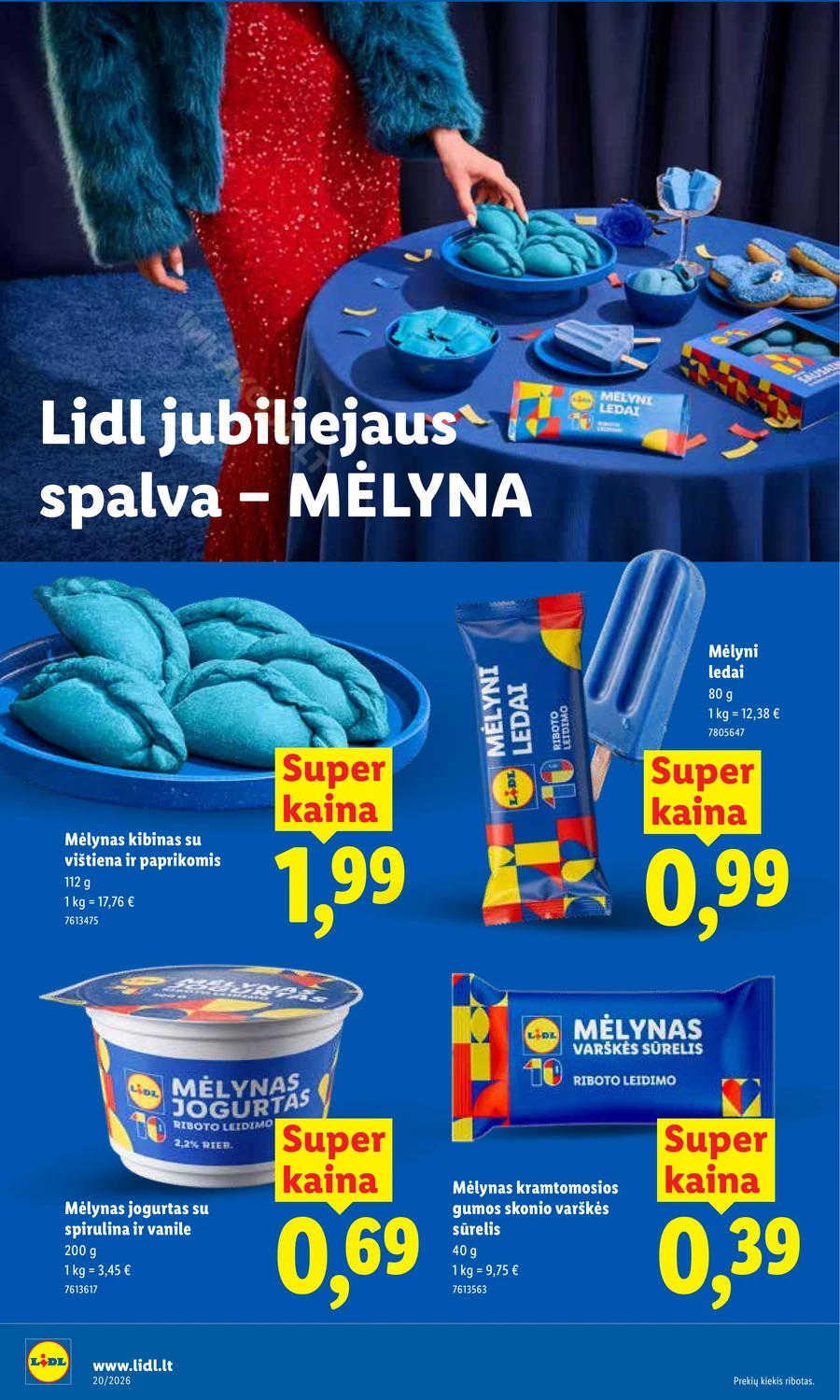 LIDL maisto prekių akcijų leidinys puslapis 2