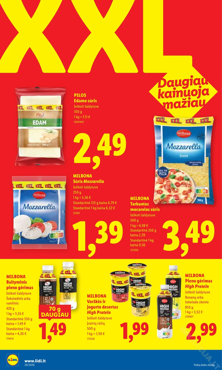 LIDL maisto prekių akcijų leidinys puslapis 22