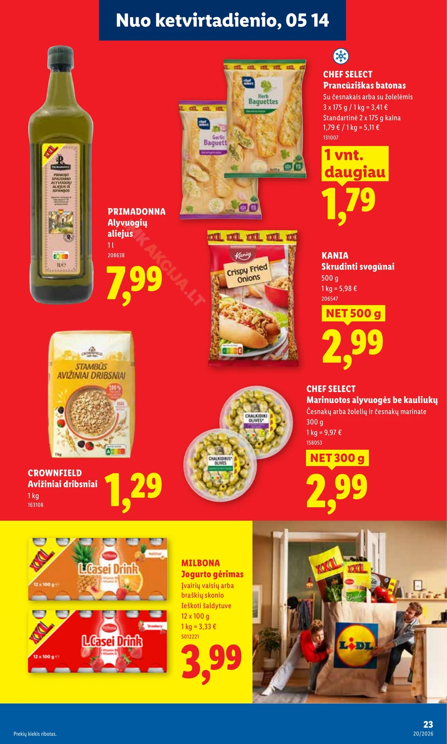 LIDL maisto prekių akcijų leidinys puslapis 23