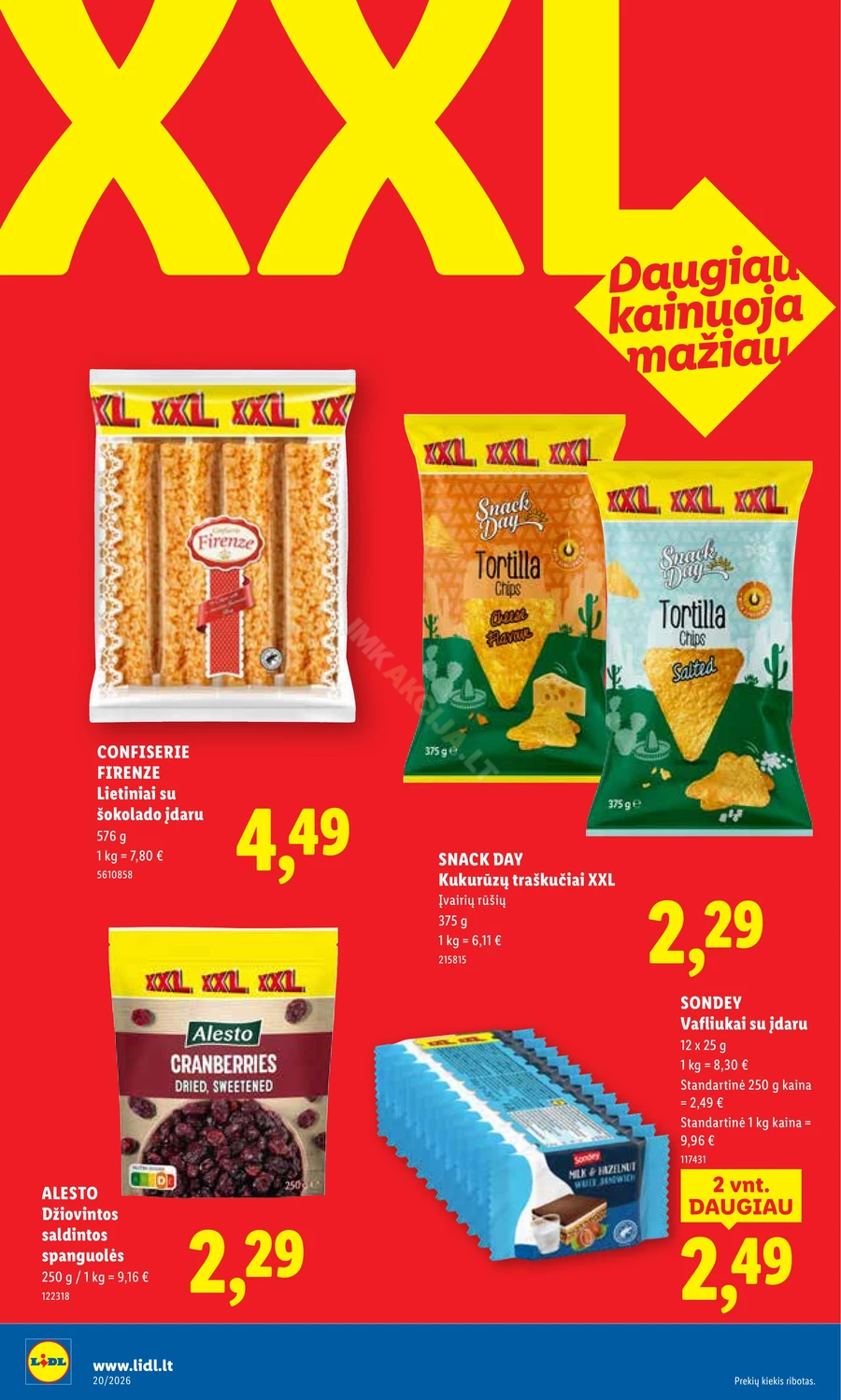 LIDL maisto prekių akcijų leidinys puslapis 24